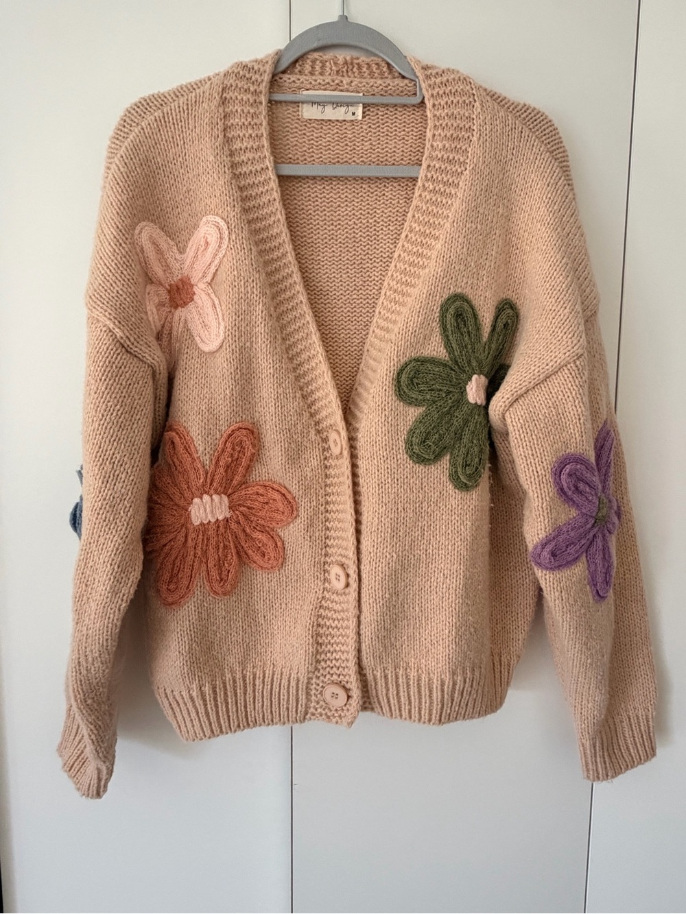 Floral Knit Cardigan